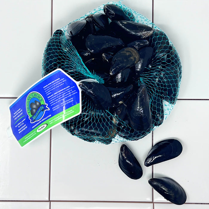 Live Organic P.E.I. Mussels - 2LB