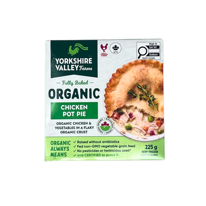Yorkshire Valley Fully Baked Organic Chicken Pot Pie – 225g