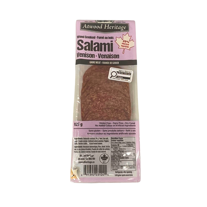 Atwood Heritage Wood Smoked Venison Salami