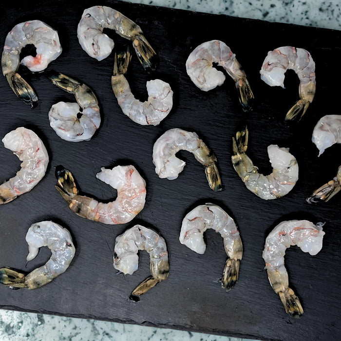 Black Tiger Shrimp – 13/15 Count (Tail On)