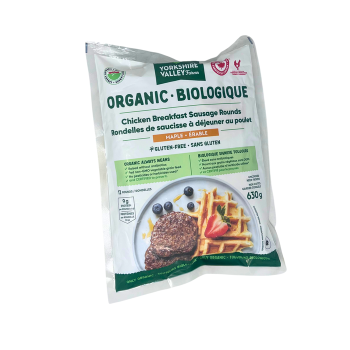 Yorkshire Valley Organic Chicken Breakfast Sausage Rounds