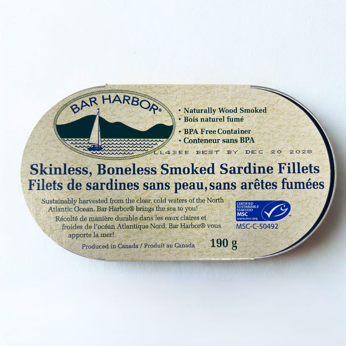 Bar Habor Smoked Skinless Sardines