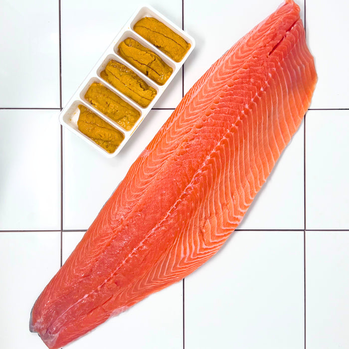 Family Sashimi Set – Salmon & Uni