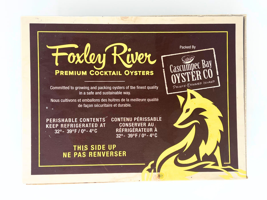 Foxley River Oysters – 100 or 12 Count