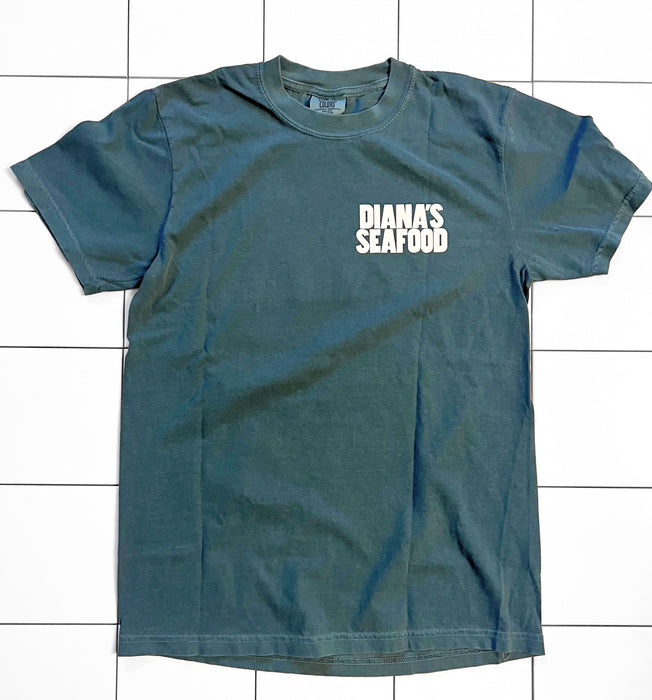 Diana’s Seafood Classic Tee — Green