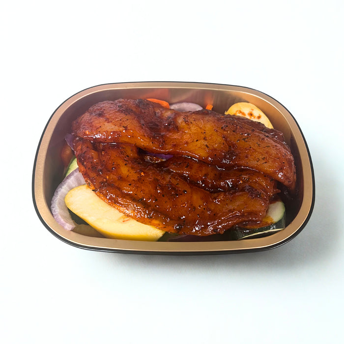 Oven Ready Jerk Marinated Snapper Fillet & Mixed Vegetables