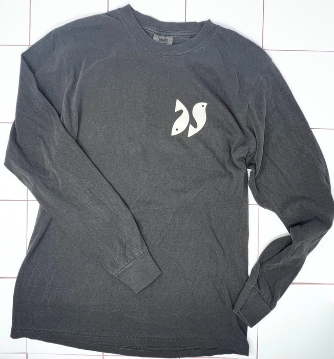 Diana’s Seafood Long Sleeve Tee — Charcoal Grey