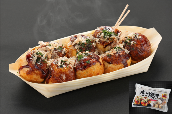 Takoyaki – Baked Wheat Cakes with Octopus